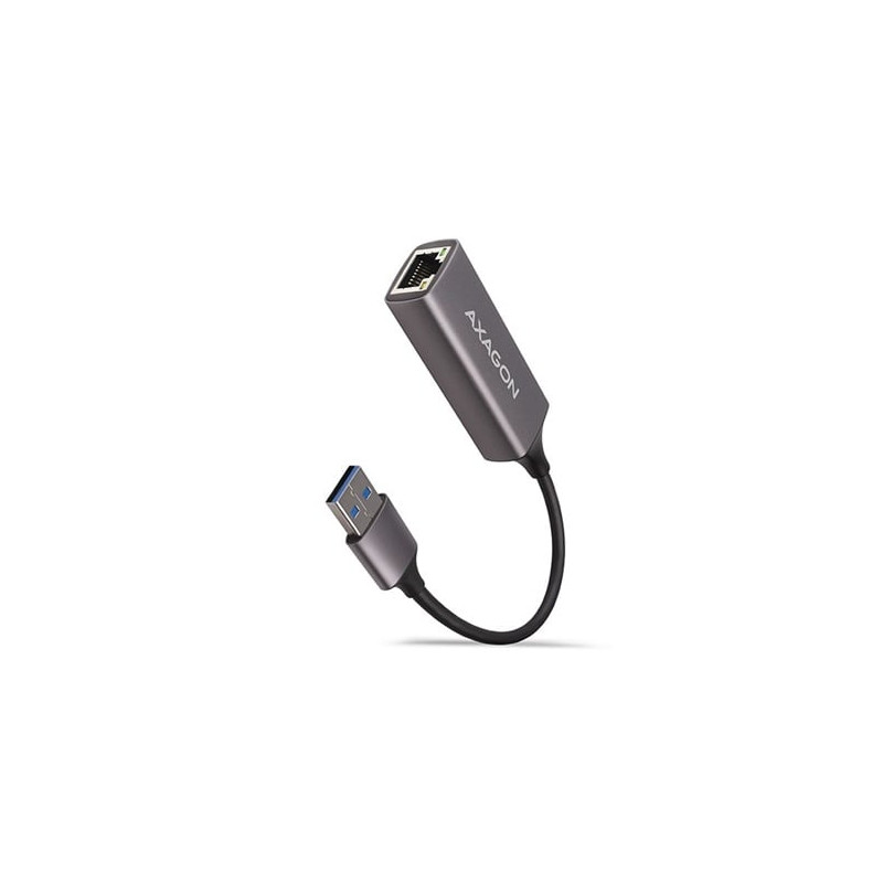 Adattatore di rete usb axagon tipo-a 10/100/1000 grigio [ade-tr]