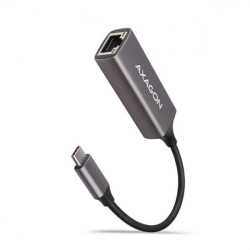 Adattatore di rete usb axagon tipo-c 10/100/1000 grigio [ade-trc]