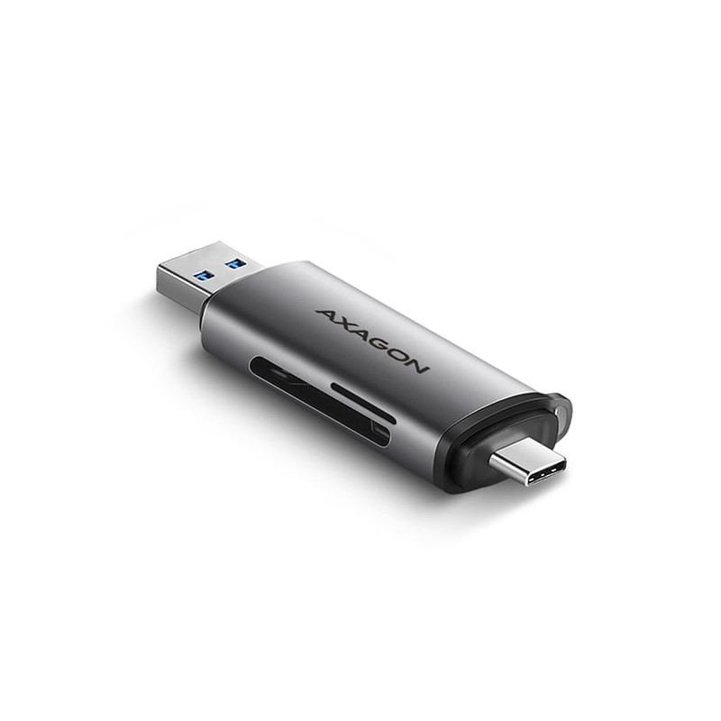 Card reader axagon cre-sac usb 3.2 gen1 tipo c + tipo a/sd/microsd