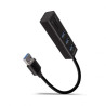 Hub usb axagon 3 porte tipo-a 3.0 nero [hma-cr3a]