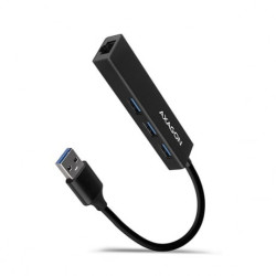 Hub usb axagon 3 porte tipo-a 3.0 nero [hma-gl3a]