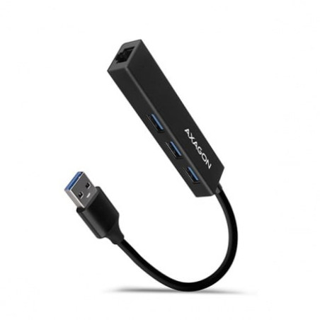 Hub usb axagon 3 porte tipo-a 3.0 nero [hma-gl3a]