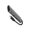 Hub usb axagon 2 porte tipo-c/a 3.1 argento [hmc-4g2]