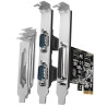Scheda pci axagon db25/db9 m/porta parallela/porta seriale/uscita
