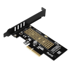 Scheda pci axagon pcem2-n 3.0 x4 1x ssd m.2 nvme fino a 2280