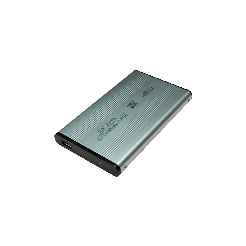 Box hard disk 2,5 logilink usb 2.0/sata silver alu [ua0041a]
