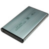 Box hard disk 2,5 logilink usb 2.0/sata silver alu [ua0041a]