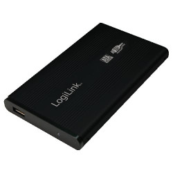 Box hard disk 2,5 logilink usb 3.0/sata nero alu [ua0106]