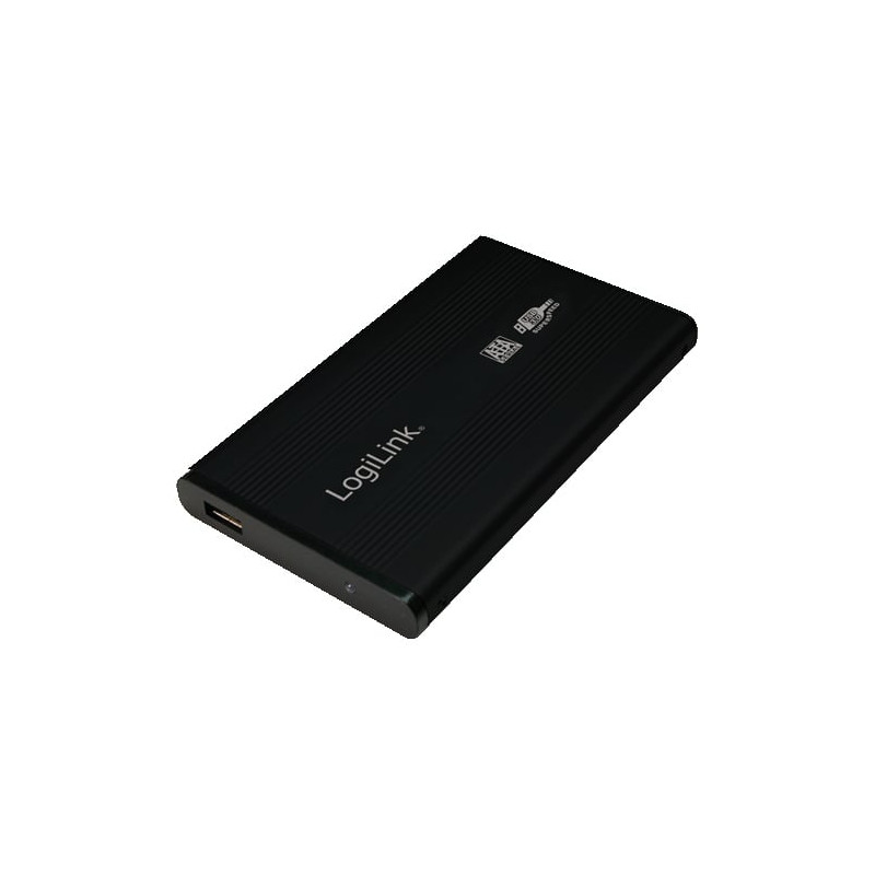 Box hard disk 2,5 logilink usb 3.0/sata nero alu [ua0106]