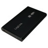 Box hard disk 2,5 logilink usb 3.0/sata nero alu [ua0106]