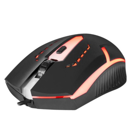 Mouse ottico defender hit mb-601 led 1200dpi 4p nero [52601]