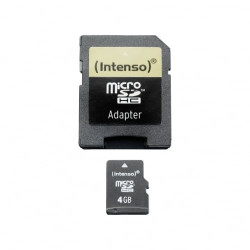 4gb scheda microsd intenso + adattatore [3403450]