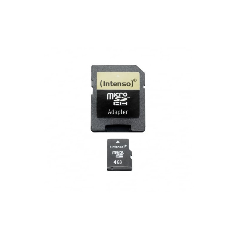 4gb scheda microsd intenso + adattatore [3403450]