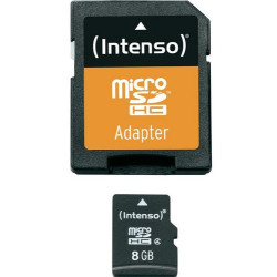 8gb scheda microsd intenso + adattatore [3403460]
