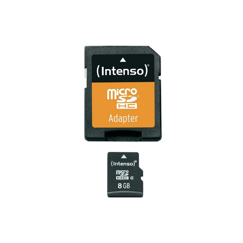 8gb scheda microsd intenso + adattatore [3403460]