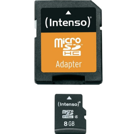 8gb scheda microsd intenso + adattatore [3403460]