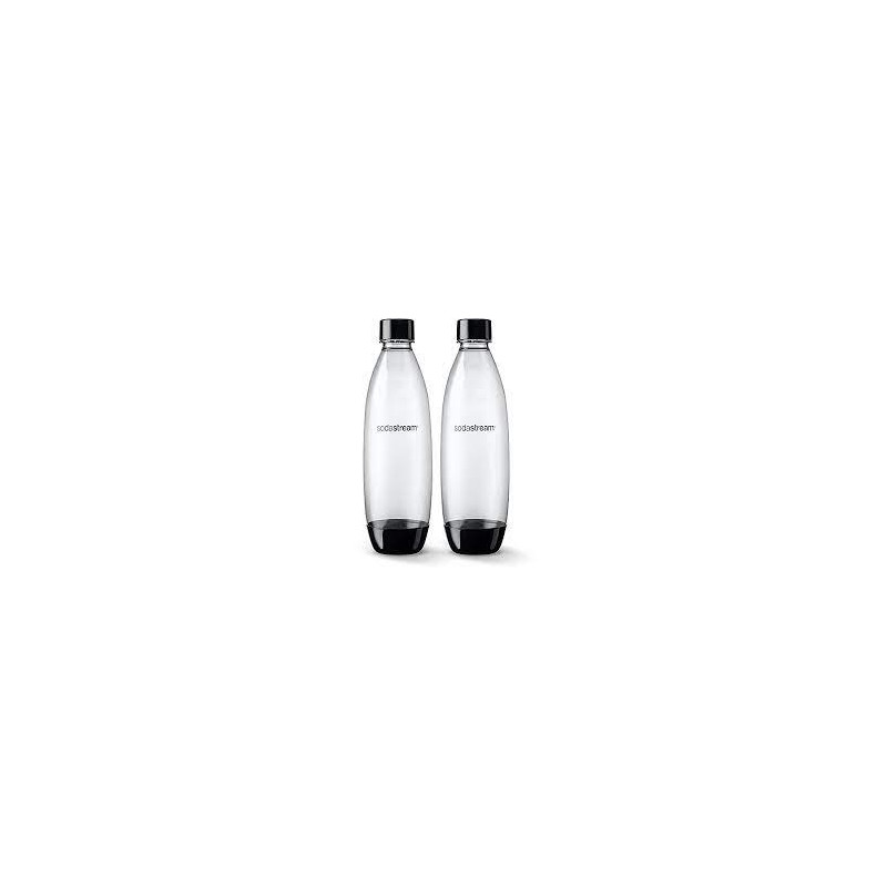 Bottiglie in vetro sodastream soda fuse 2 conf nero [1741260490]