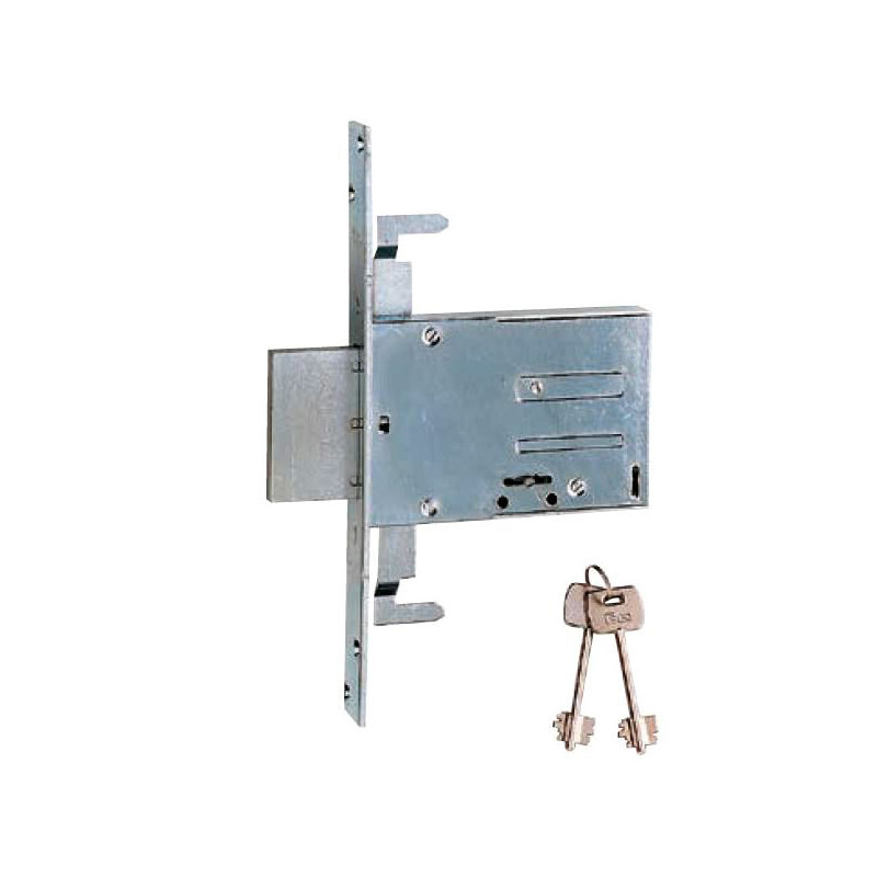 Serrature doppia mappa iseo da infilare 4 mandate argento [663604n]