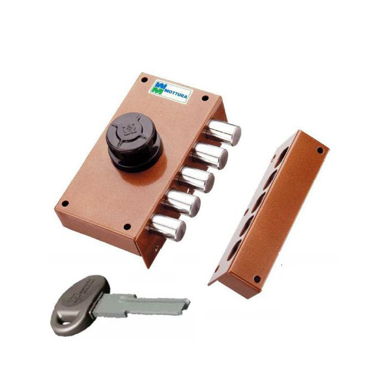 Serrature mottura 5 pistoni marrone [30407vd5a]