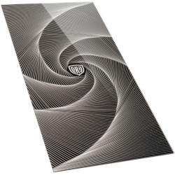 Pannello frontale kolink in vetro temprato a caldo nero