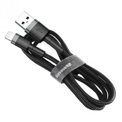 Cavo baseus cafule usb-a m/m 1m black/grey [calklf-bg1]