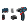 Trapano avvitatore bosch gsr 12v-15 nero blu [060186810h]
