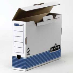 Scatola archivio in cartone r-kive legale dorso 83mm bankers