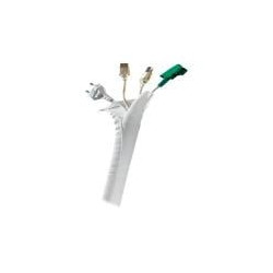 Guaina intrecciata hagor ks self wrap per cavo 5m bianco [8830]