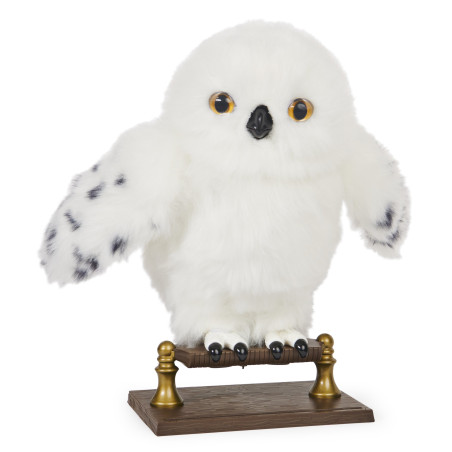 Peluche spin master ww hedwig gufo interattivo bianco [6061829]