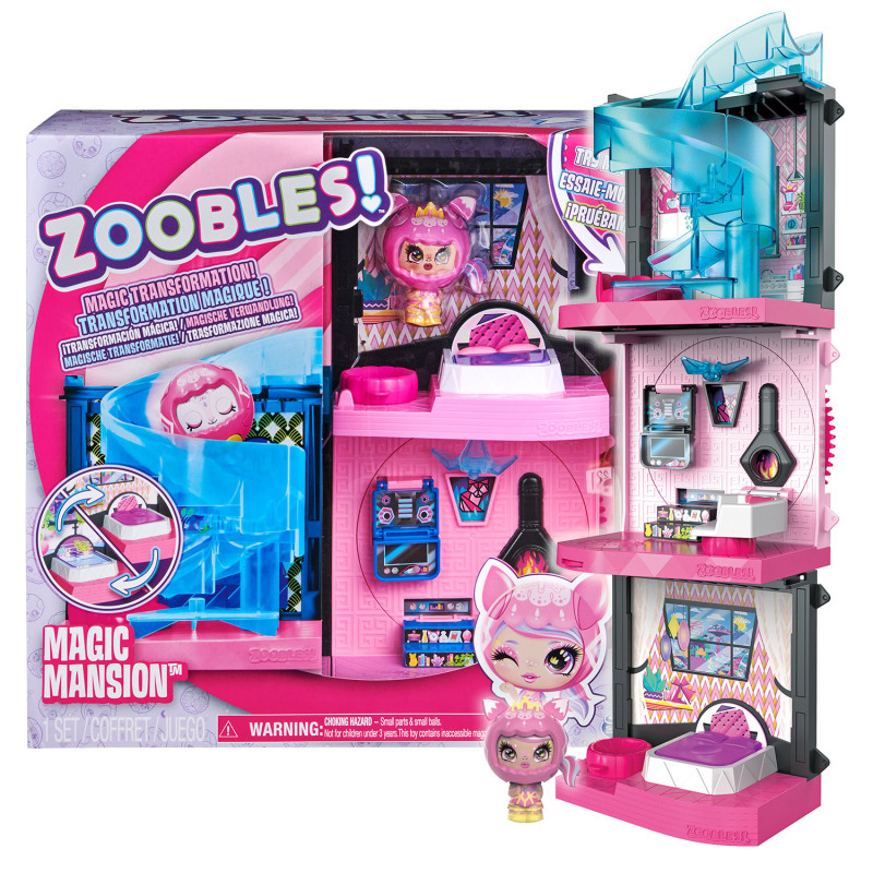 Set da gioco spin master zoobles magic mansion [6061366]