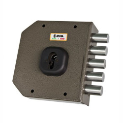 Serratura moia cilindro europeo laterale 5 pistoni 143,5x153,5x29mm