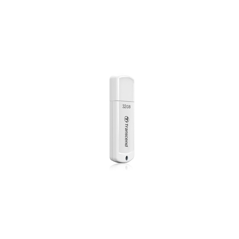 Pen drive 32gb transcend jetflash 370 bianco [ts32gjf370]