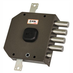 Serratura doppia mappa moia laterali 5 pistoni 143,5x153,5x29mm [a414sx]