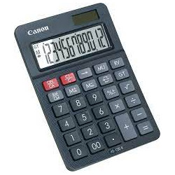 Calcolatrici canon lcd as-120ii nero [4722c002]