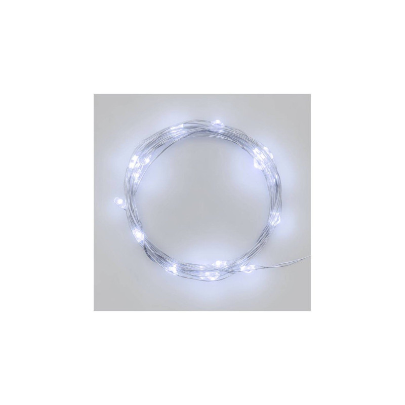 luci lotti 20micro led caldo 2m bianco