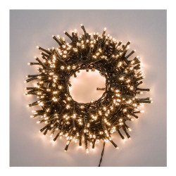 Luci e luminarie lotti filo luci 1000 mini led 2.4m bianco caldo