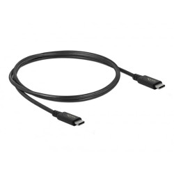 Cavo usb delock usb4 40 gbps coassiale 0.8m nero [86979]