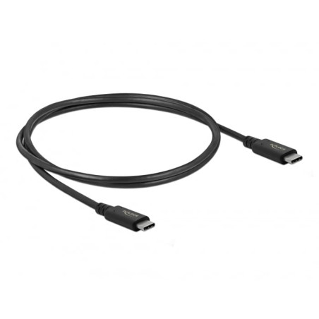 Cavo usb delock usb4 40 gbps coassiale 0.8m nero [86979]