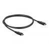 Cavo usb delock usb4 40 gbps coassiale 0.8m nero [86979]