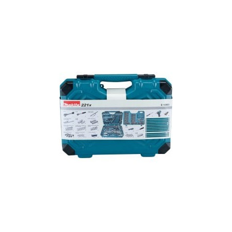 Valigia set di attrezzi makita 221pz blu [e-10883]