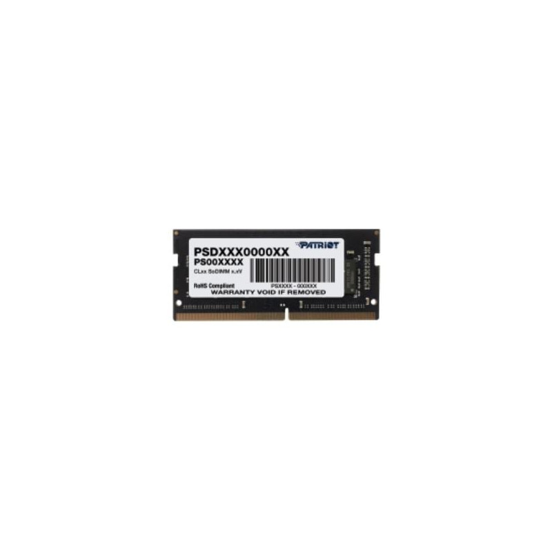 Ram so-dimm ddr4 16gb patriot signature 3200mhz nero [psd416g32002s]