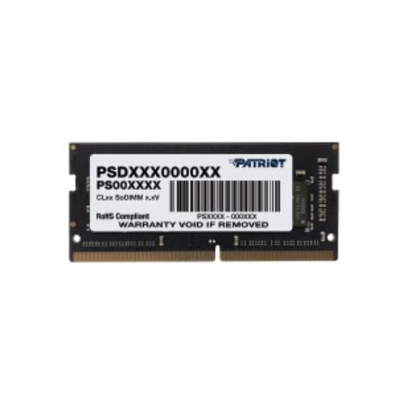 Ram so-dimm ddr4 16gb patriot signature 3200mhz nero [psd416g32002s]