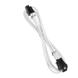 Cavo bitfenix alchemy 4-pin-atx12v 45 cm con guaina bianco
