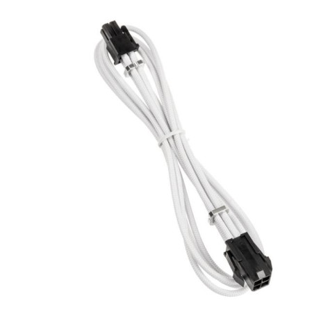 Cavo bitfenix alchemy 4-pin-atx12v 45 cm con guaina bianco