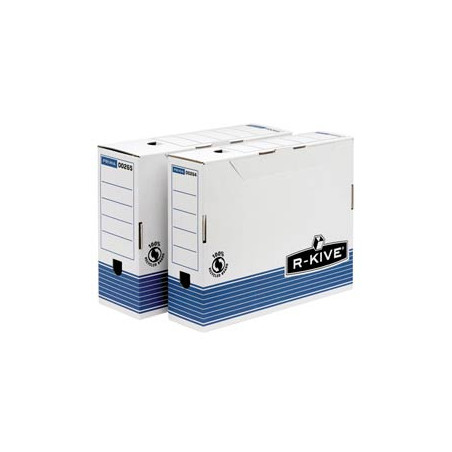 Scatola archivio in cartone r-kive a4 dorso 15cm bankers box