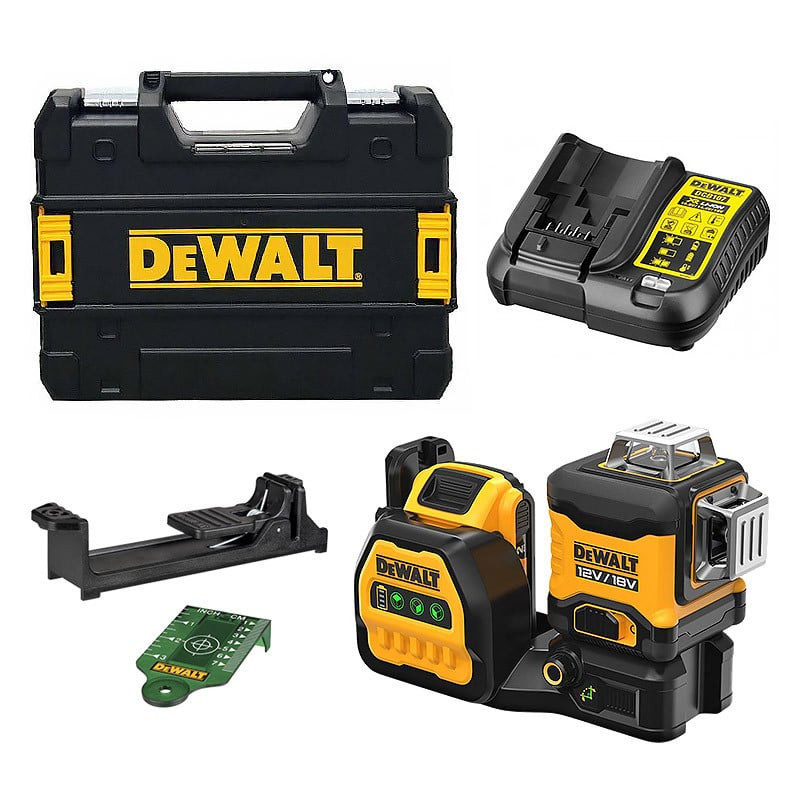 Livella laser multilineare dewalt dce089d1g18-qw