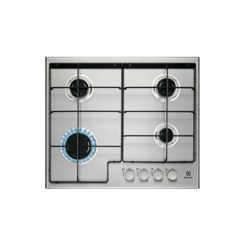 Piano cottura gas electrolux egs6424x 60cm 4 fuochi [949640912]