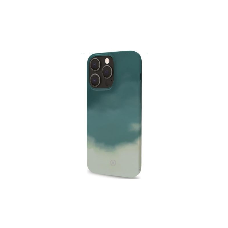 Custodia celly watercolor per iphone 13 pro verde [watercol1008gn]