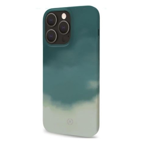 Custodia celly watercolor per iphone 13 pro verde [watercol1008gn]