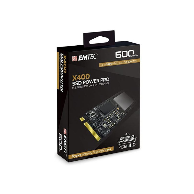Ssd 500gb emtec x400 m.2 nvme 2280 pcie 4.0 [ecssd500gx400]
